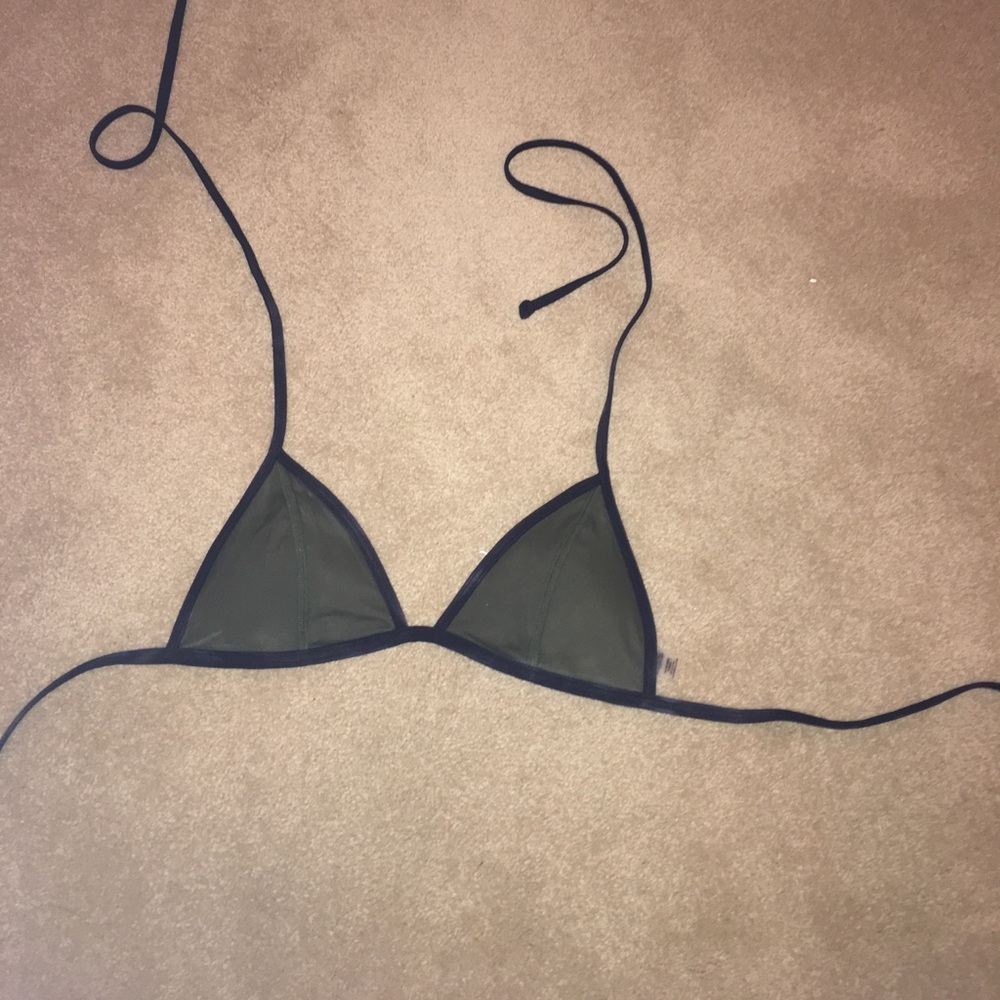 PINK string bikini top💚