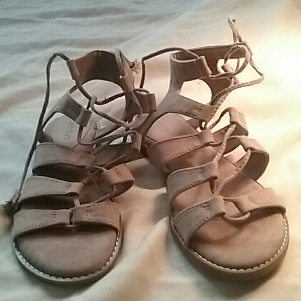 beige sandals