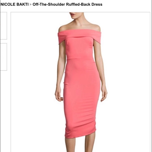 Nicole Bakti Ruffled-back dress, NWT size 2 US - Picture 3 of 7