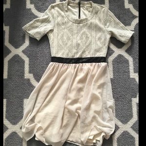 "Monteau" Ivory Dress