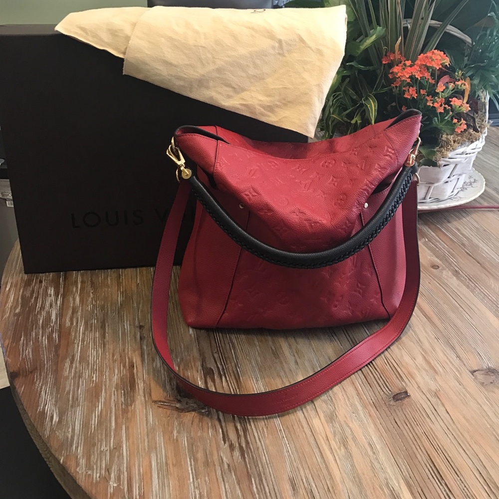 Authentic LOUIS VUITTON BAGATELLE MED