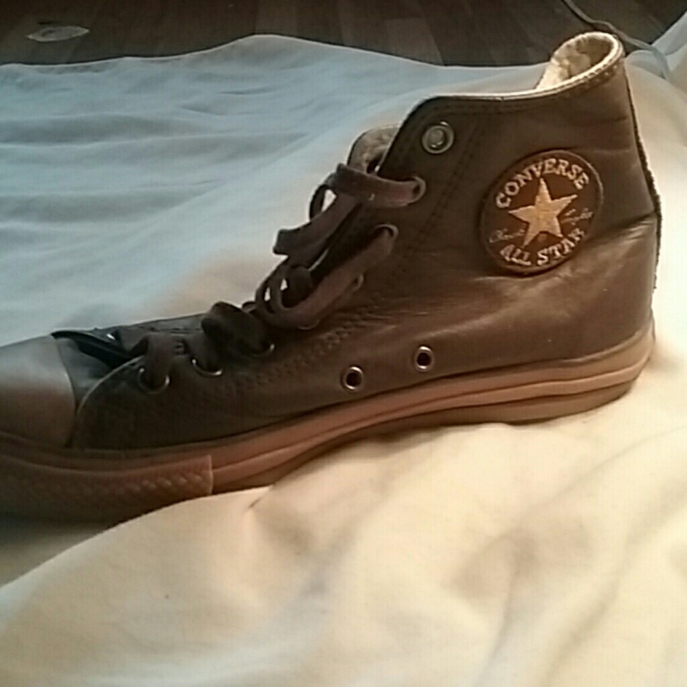 leather converse