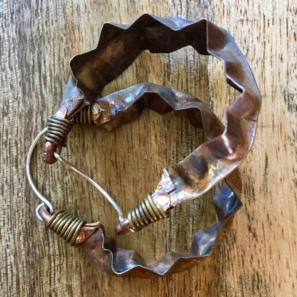 Handcrafted Copper Earrrings