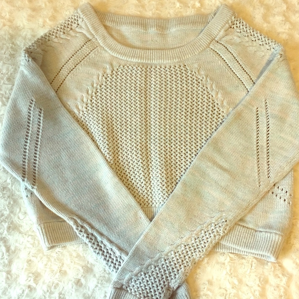 Lululemon Crop Knit Sweater