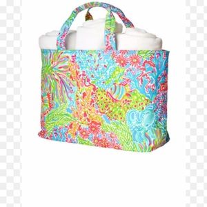 NWT Lovers Coral Lilly Pulitzer Beach Tote