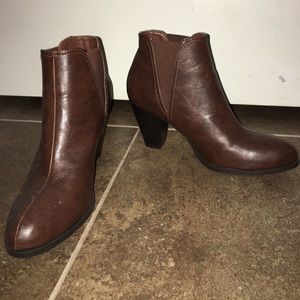 brown booties