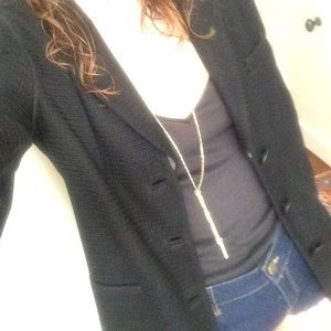 *Giorgio Armani* fab vintage 90s silk weave blazer