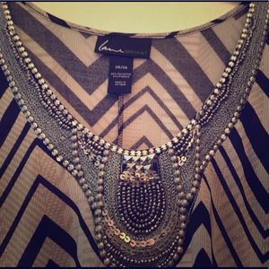 Black, tan cold shoulder tunic Lane Bryant 26/28