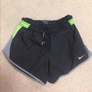 black nike shorts