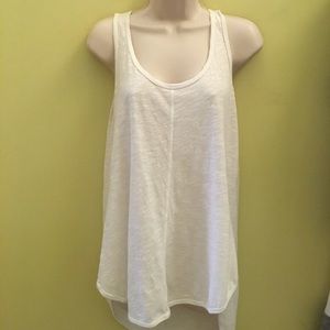 Anthropologie white tank top