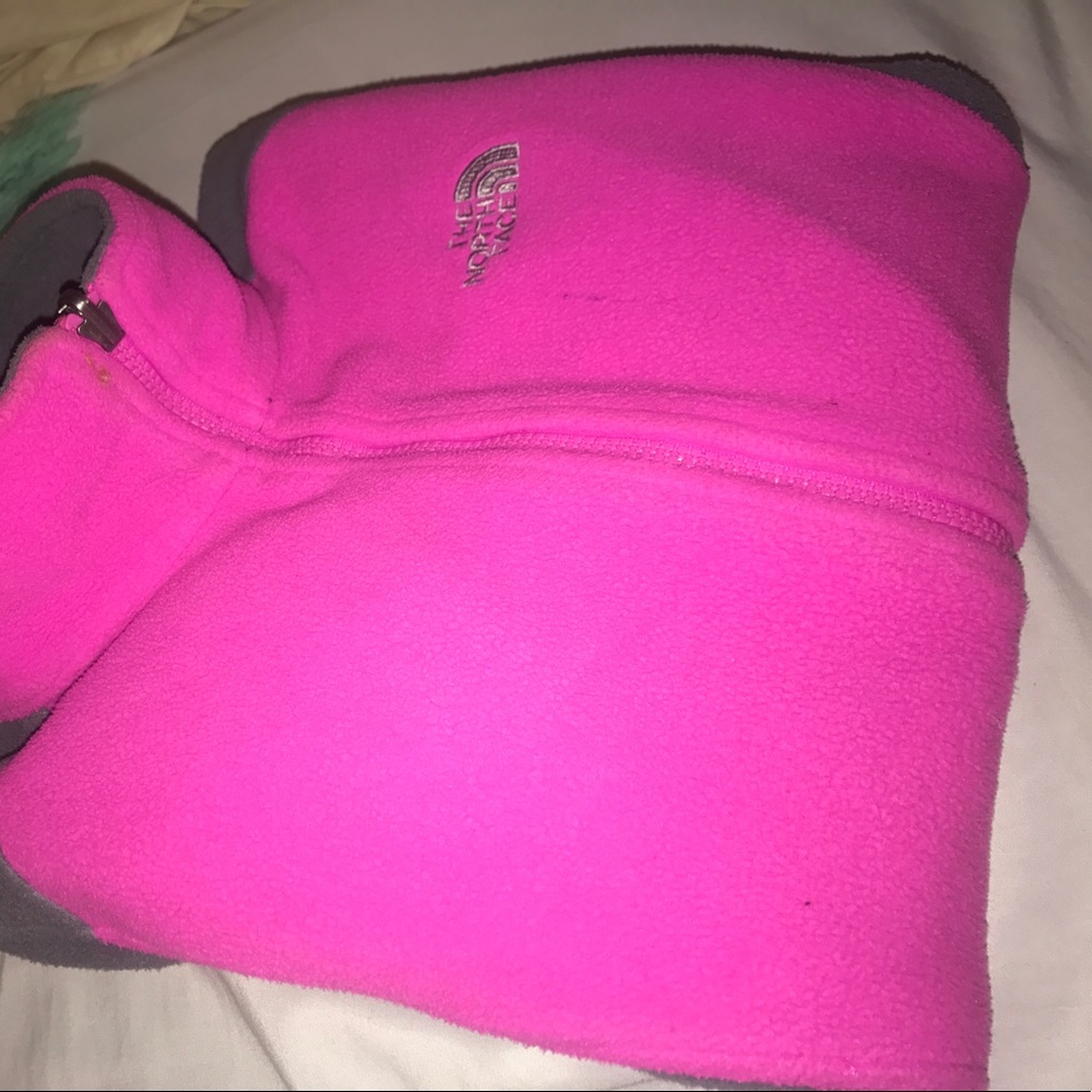 Hot pink Northface Jacket