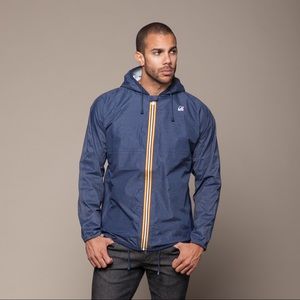 K-Way Claude Waterproof Heathered Hooded Jacket