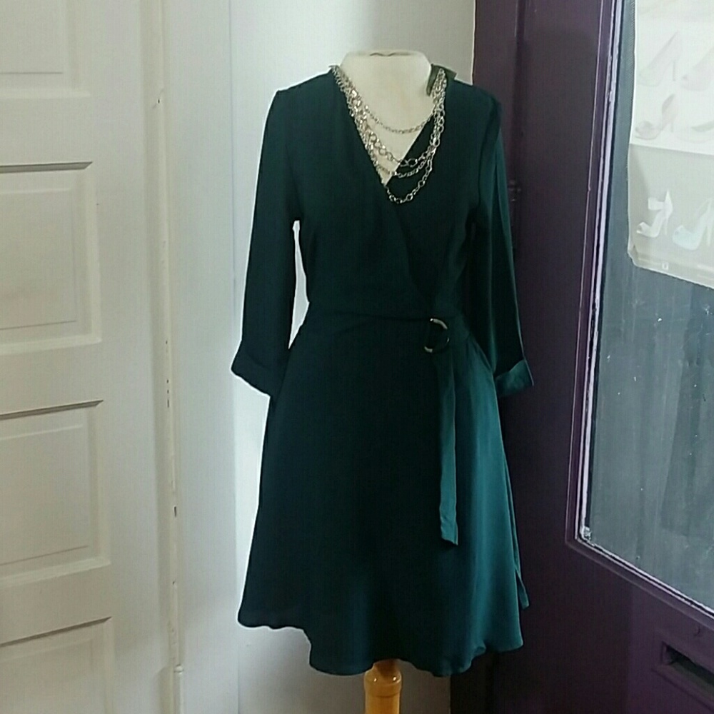 Dark Green Dress