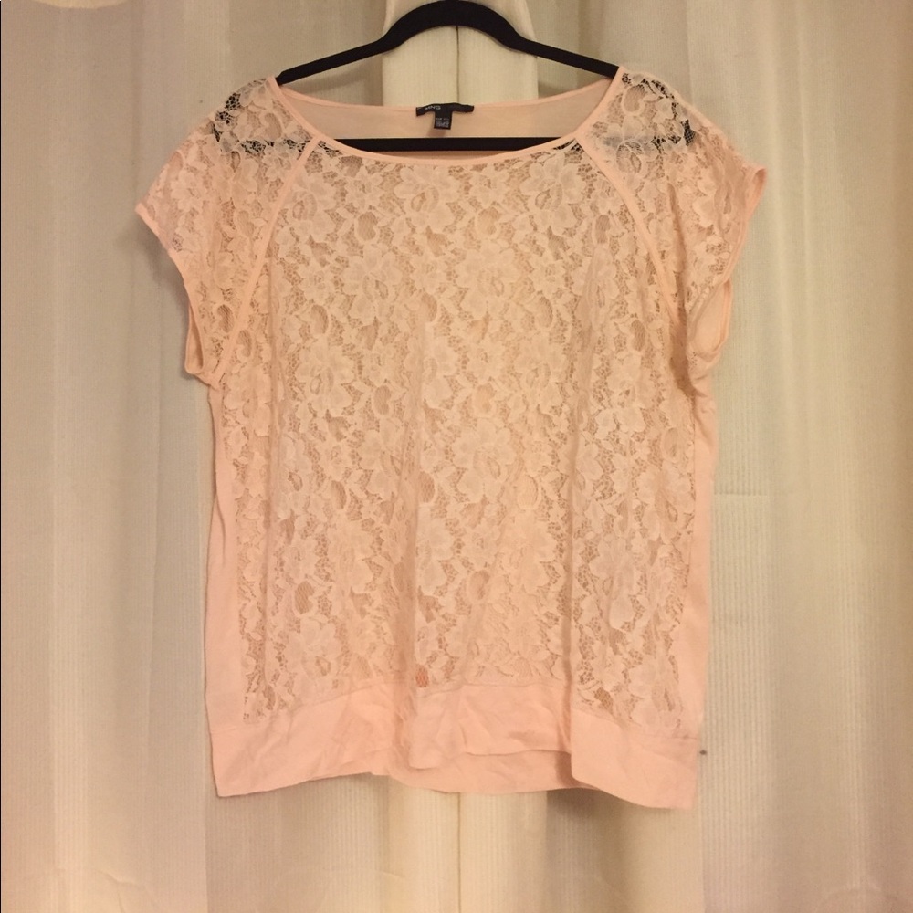 MNG PINK LACE tee