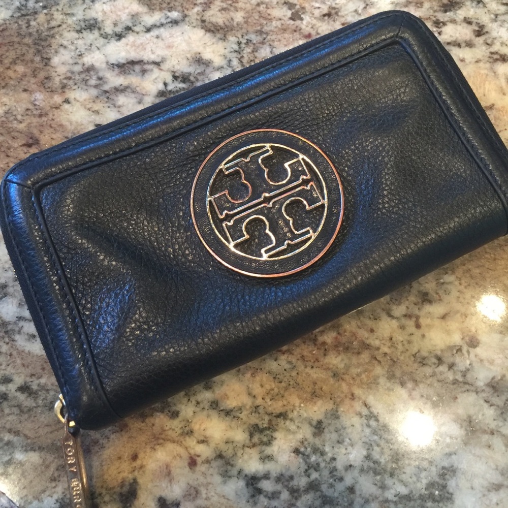 Tory Burch zip around wallet.