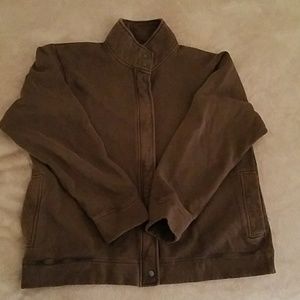 Brown zip up jacket