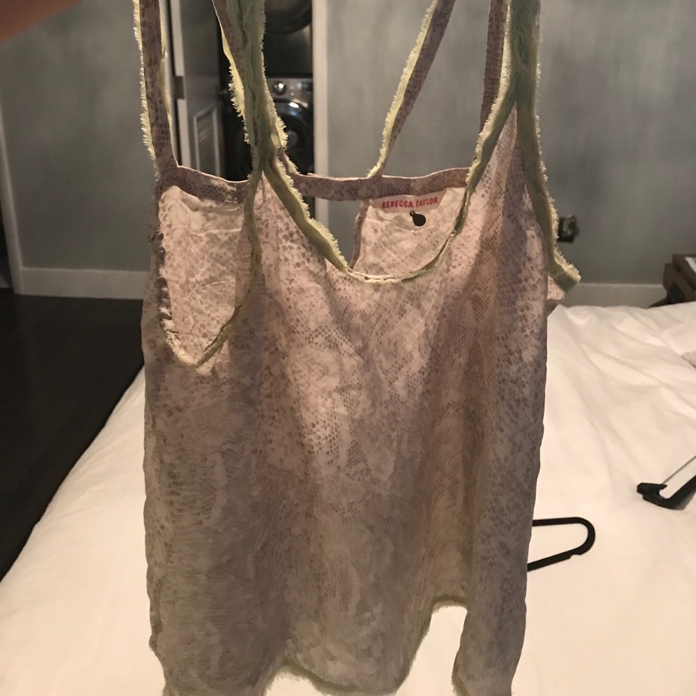 Silk tank top