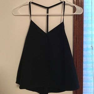 Boohoo black tank top