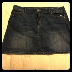Gap jean skirt