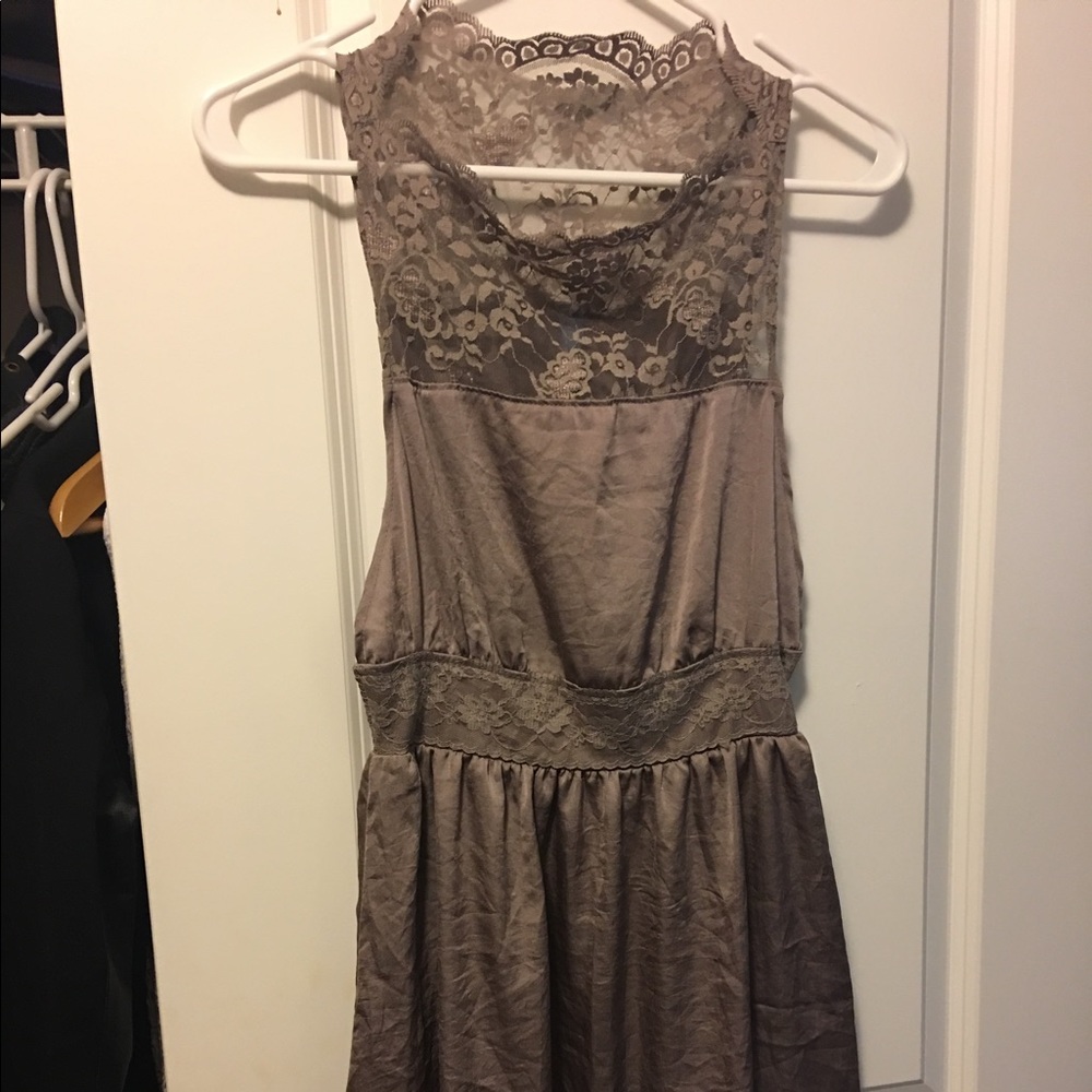 Free People Lace Shoulder Dress