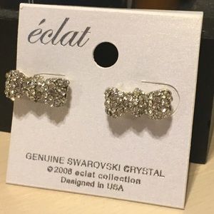 Diamond Bow Studs