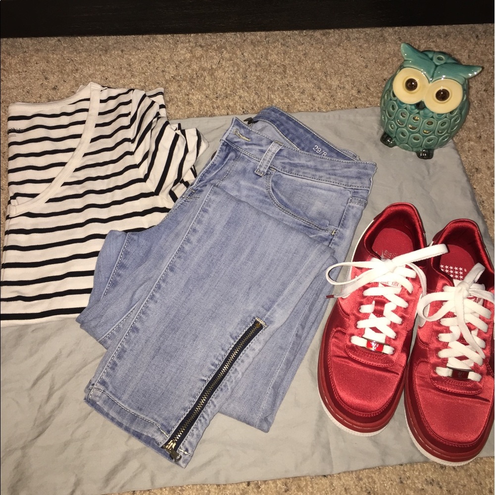 a.n.a. Skinny Ankle jeans