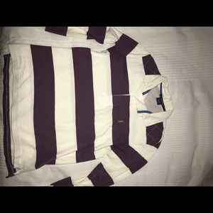 Polo Ralph Lauren Purple and White Rugby