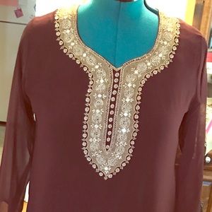 beautiful embroided tunic