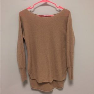 tan cashmere sweater