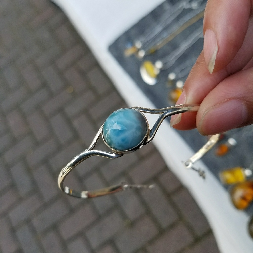Larimar Chic Bracelet, Sterling Silver
