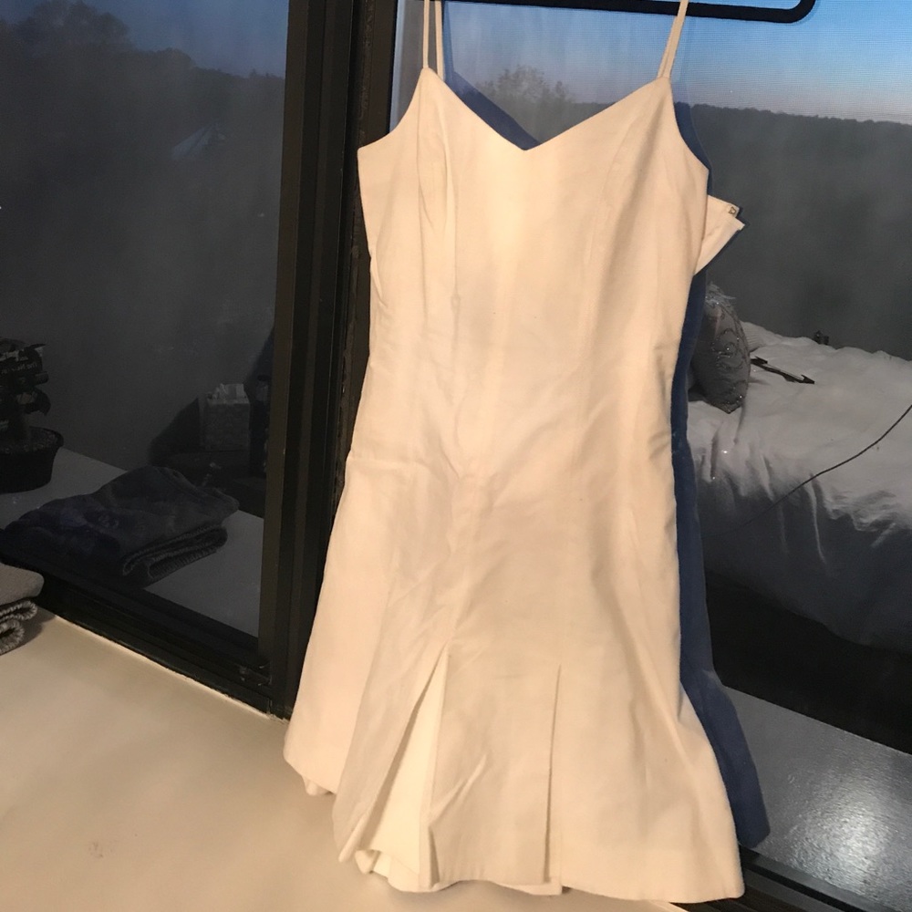 Mini white dress