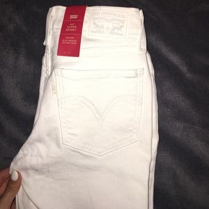 Levi's White Jeans
