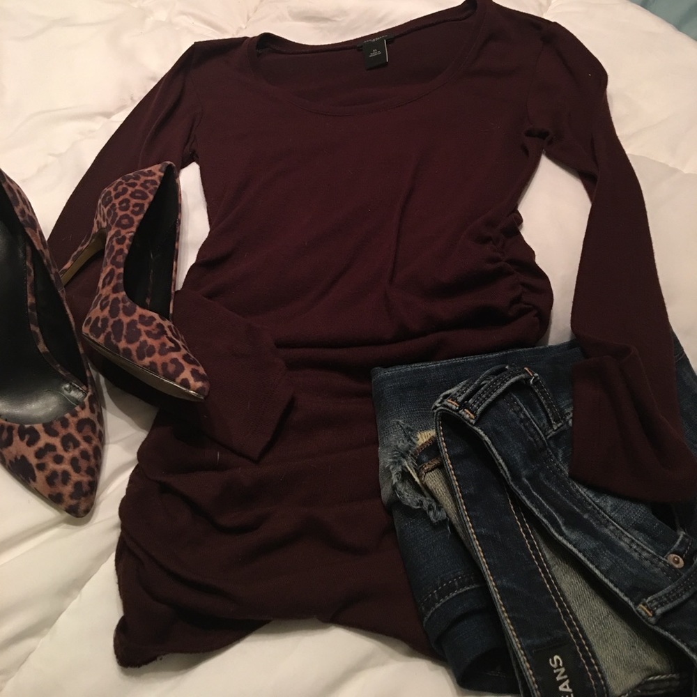 Long rouched top