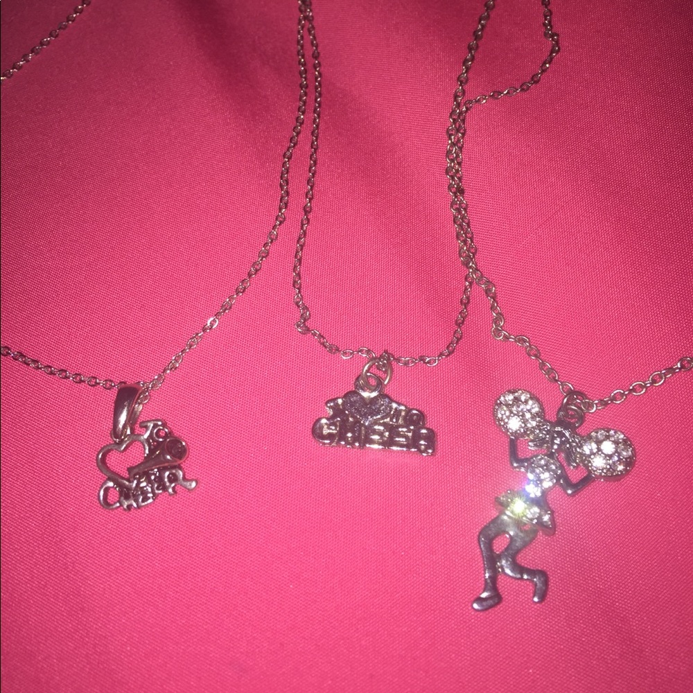 3 cheerleading necklaces bundle!!!