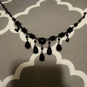 Black choker necklace