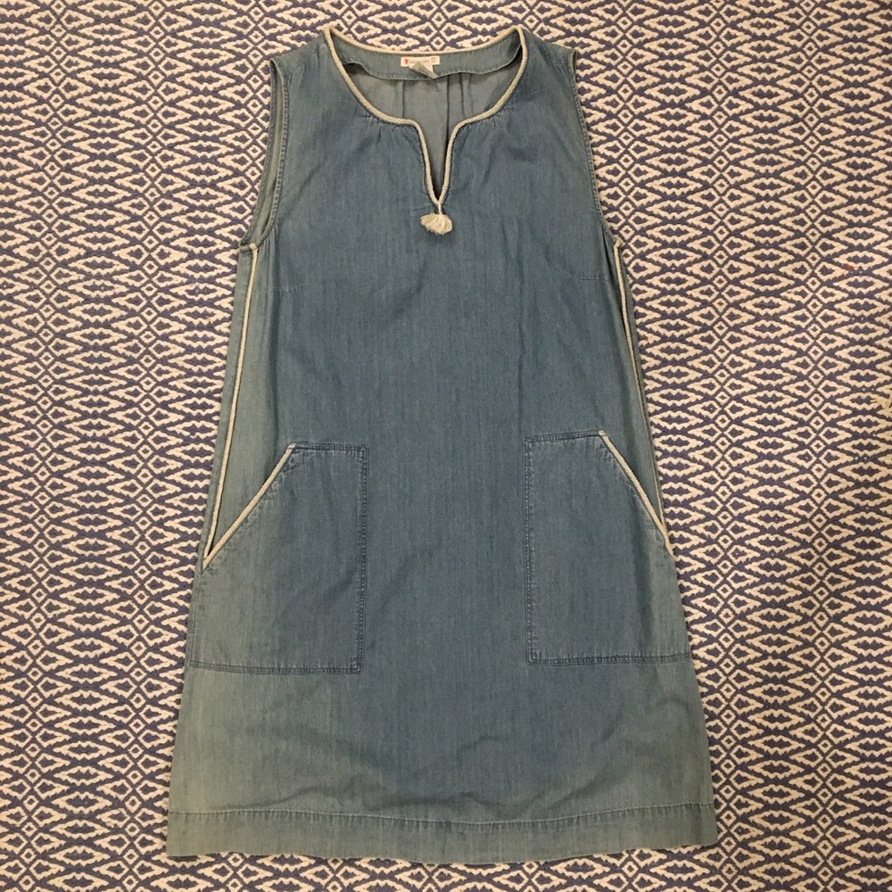 J. Crew | girls chambray dress