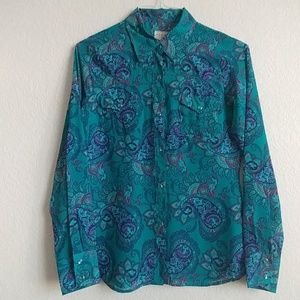 Women's button down dress shirt