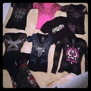 Eight (8) total tops.