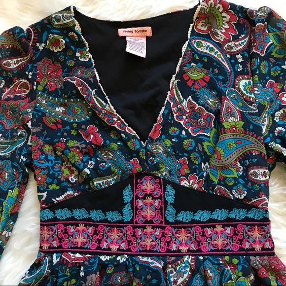 Flying Tomato Paisley Dress - Picture 3 of 8