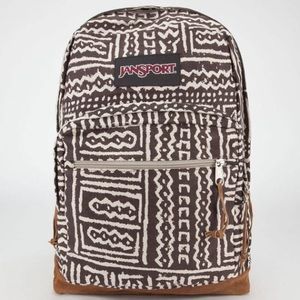 African inspired print JanSports backpack