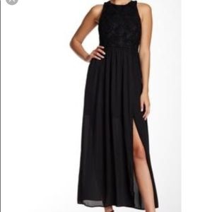 Black maxi dress
