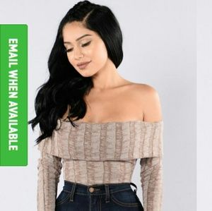 long sleeve body suit. With tag.