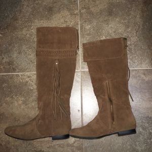 Tan boots