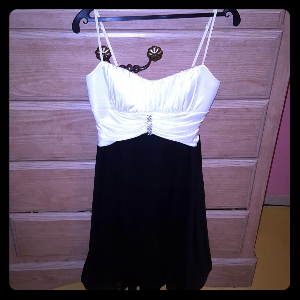 Black/ White dress.