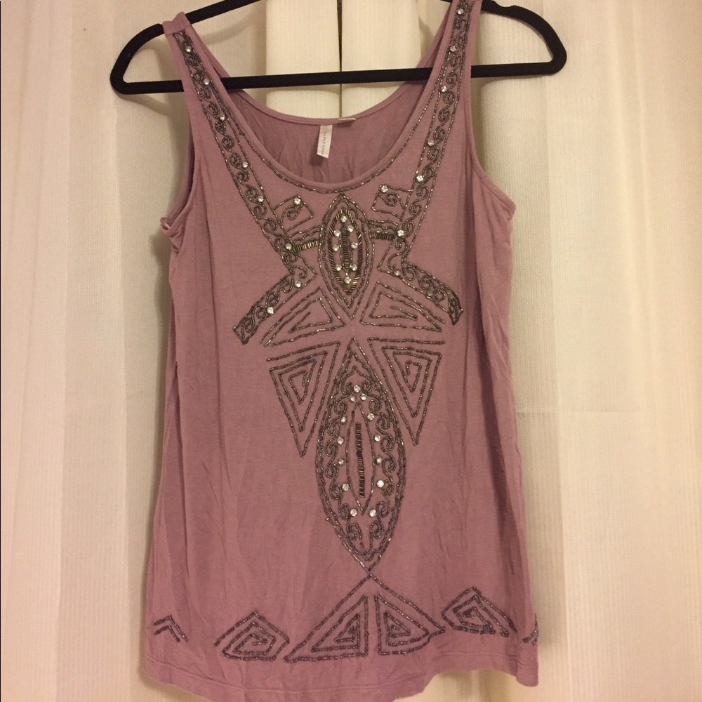LAUREN CONRAD bedazzled tank!