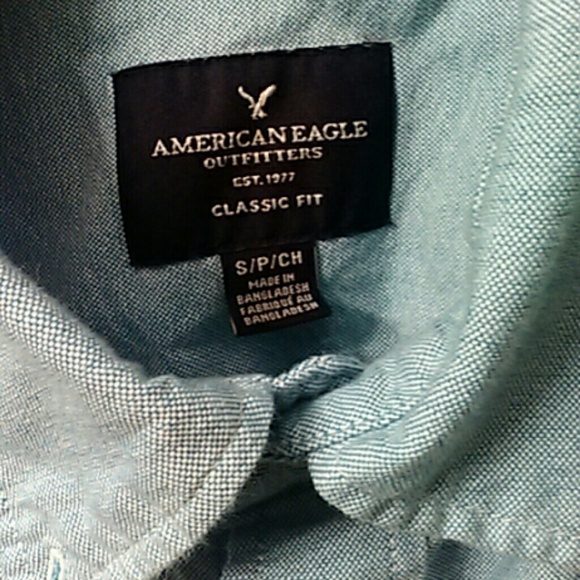 Mens American Eagle button down - Picture 2 of 4
