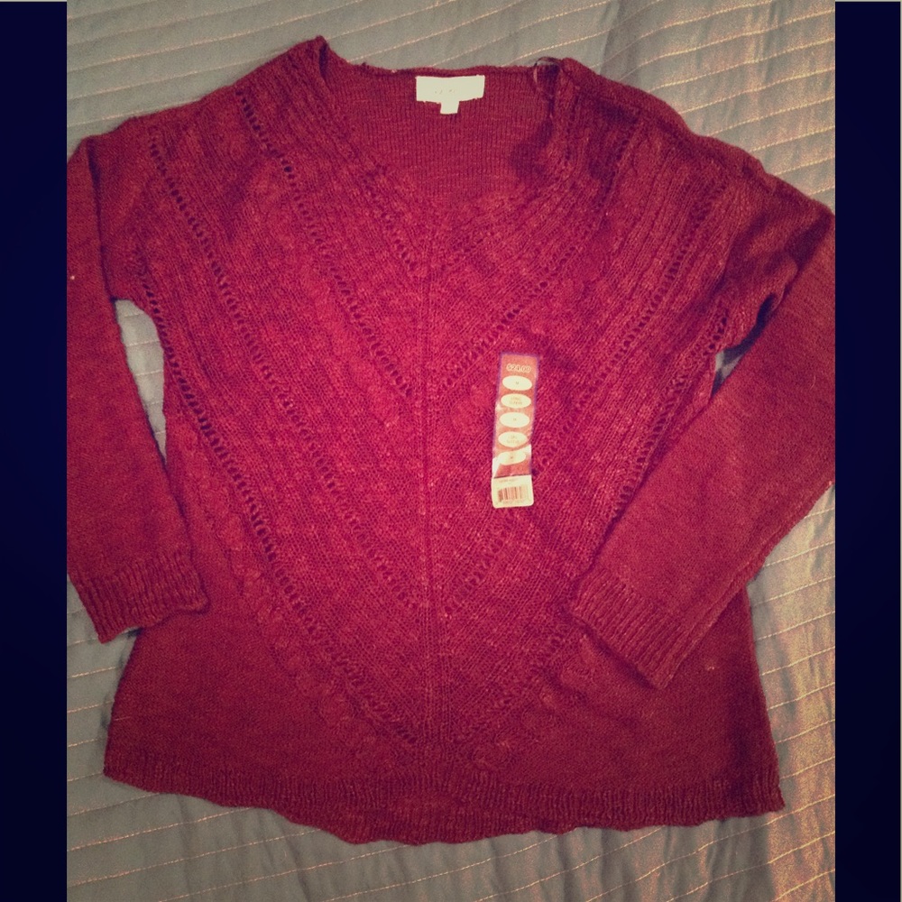 Purple sweater