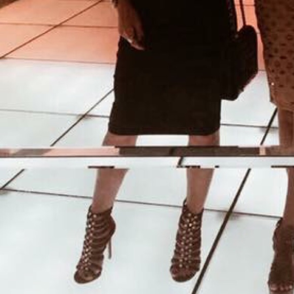 Burgundy heels