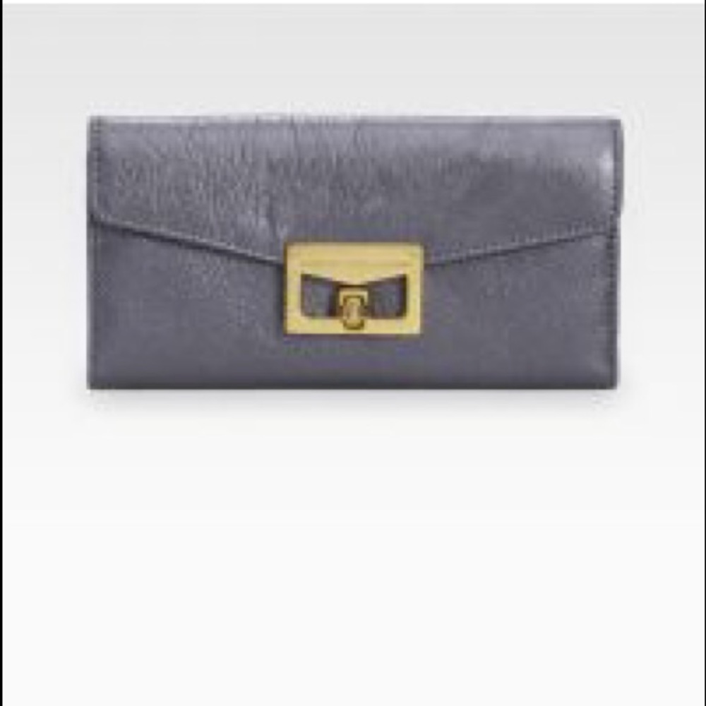 Marc Jacobs NWT Bianca Leather Continental Wallet