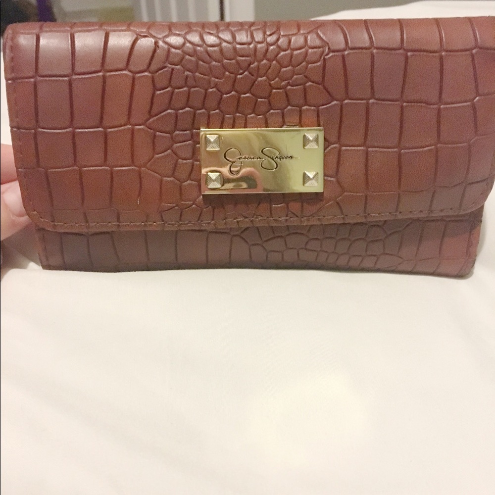 Jessica Simpson brown wallet